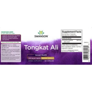 Swanson Tongkat Ali 400 mg 120 Capsules - Görsel 2