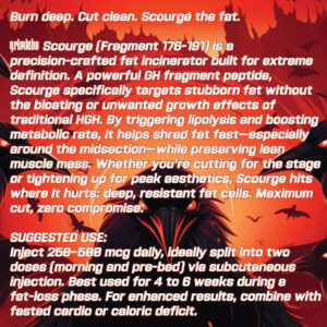 Grimlabs Scourge – Fragment 176-191 5MG & Bacteriostatic Water