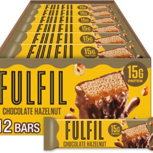 FULFIL Protein Snack Bars 12 x 40 gr Flavored Whey Protein Bar 480 gram – KANADA MENŞEİ