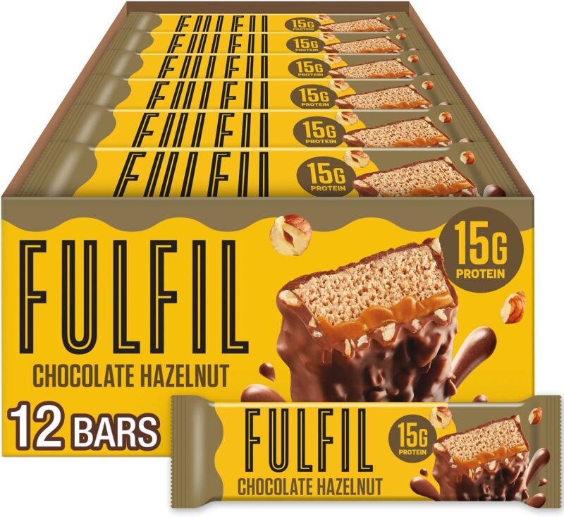 FULFIL Protein Snack Bars 12 x 40 gr Flavored Whey Protein Bar 480 gram - KANADA MENŞEİ - Görsel 2
