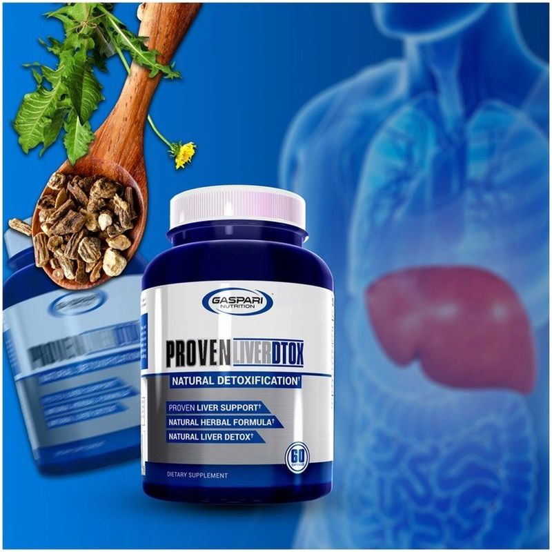 Gaspari Nutrition PROVEN LİVER DETOX (NAC+MİLK THİSTLE+ALPHA LİPOİC ACİD+B12) 60 Caps - Görsel 3