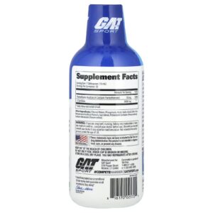 GAT, Sport, L-Carnitine Fat To Energy Support Amino acids 473 Ml - 32 Servis - Görsel 2