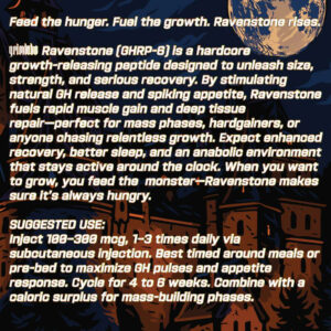 Grimlabs Ravenstone – GHRP 6 10mg & Bacteriostatic Water