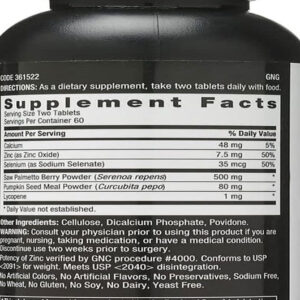 GNC Men’s Saw Palmetto Formula / 120 Tabs