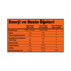 Grimsupps Dark Whey Protein Tozu 528g - Creepy Pumpkin Cream - 25g Protein - Görsel 3