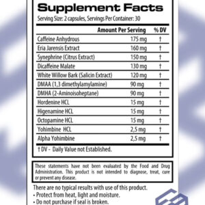 GYMLABS SHOTGUN DMHA DMAA YOHİMBİNE  FAT BURNER PREWORKOUT