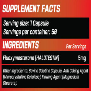 Grimlabs Halorage Halotestin 5 mg 50 Servings - Görsel 3