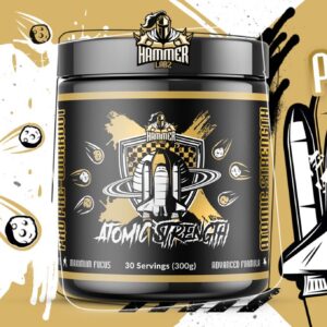 Hammer Atomic Pre-Workout DMHA DMAA Strength 300g