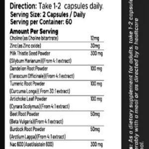 Hard Muscle Liver Liv52 Detox Milk Thistle Nac Clean 60 Kapsül