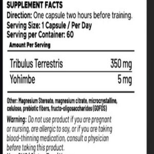 Hard Muscle Testo Power Tribulus Yohimbine 60 Kapsül