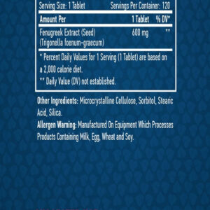 HAYA LABS Fenugreek Çemen otu 600 mg 120 Tabs