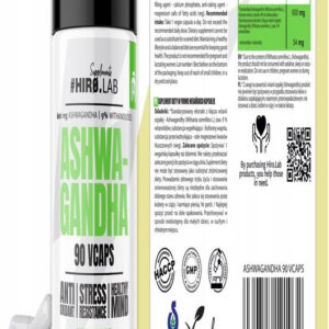 Hero Lab Ashwagandha 600 mg 90 Vegan Kapsül