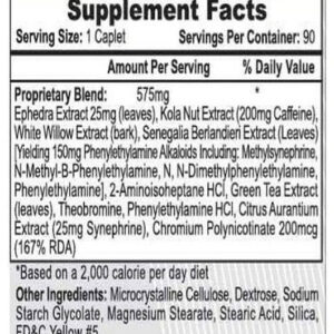Hi-Tech Pharmaceuticals Eca Xtreme Fat Burner 90 Tablet