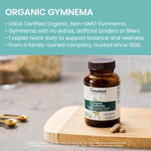 Himalaya Organic Gymnema Sylvestre – Herbal Glucose Metabolism Support 700 mg, 60 Caplets - Görsel 2