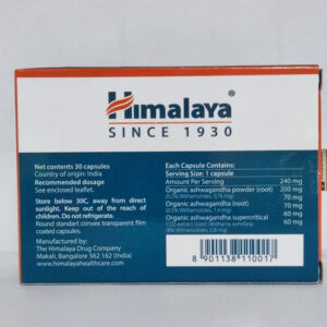 Himalaya Ashwagandha 30 Kapsül