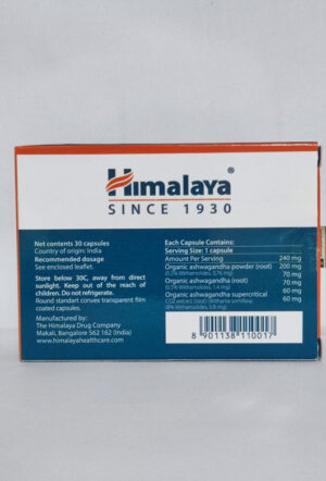 Himalaya Ashwagandha 30 Kapsül