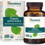 Himalaya Organic Gotu Kola Nootropic with Adaptogens for Energy, Focus, Memory Brain Cognitive 90 Caplet