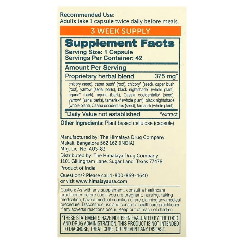 Himalaya LiverCare Detox Enzymes Gut Health 42 Vegetarian Capsules - Görsel 3