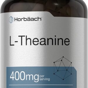 Horbaach L-Theanine 400mg per serving 120 Capsules
