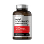 Horbaach Acetyl L-Carnitine HCL & Alpha Lipoic Acid 1200mg per serving 120 Capsules