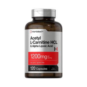 Horbaach Acetyl L-Carnitine HCL & Alpha Lipoic Acid 1200mg per serving 120 Capsules