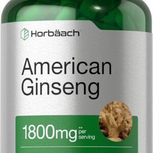 Horbaach American Ginseng 1800 mg 200 Caps