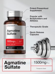 Horbäach Agmatine Sulfate L-Arginine 1500 mg 60 Caps - Görsel 3