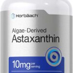 Horbäach Astaxanthin Algae Derived Eyes Skin Health 10mg 60 Softgels