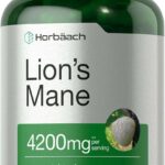Horbäach Lions Mane Mushroom Extract 4200 Mg 120 Caps