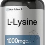 Horbäach L-Lysine Lizin 1000mg Essential Amino Acid 100 Tablet