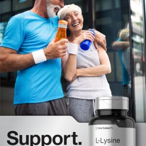 Horbäach L-Lysine Lizin 1000mg Essential Amino Acid 100 Tablet