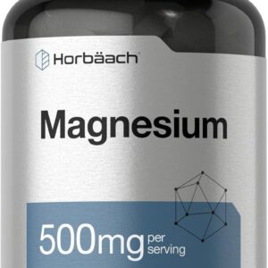 Horbaach Magnesium 500mg per serving 180 Caplets