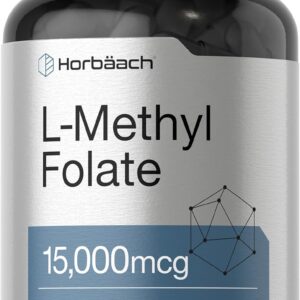 Horbaach L-Methylfolate MTHF 15000mcg 120 Caps