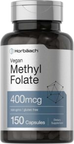 Horbäach Methyl Folate 400 mcg 150 Vegan Caps