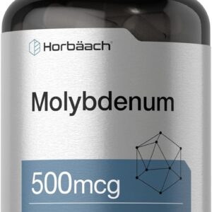 Horbaach Molybdenum Amino Acid Chelate 500mcg 200 Caps