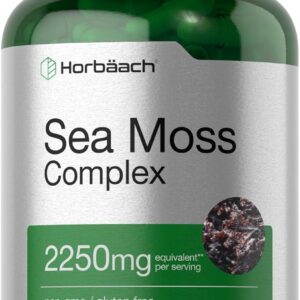 Horbäach Sea Moss Complex Complex Formula with Bladderwrack & Burdock Root 2250mg 120 Caps