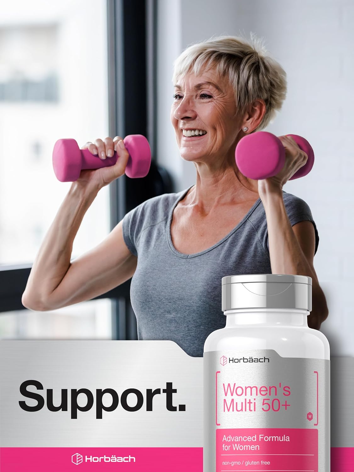 Horbäach Women's Multivitamin Advanced Vitamin Formul 50 Plus 60 Tablet - Görsel 2