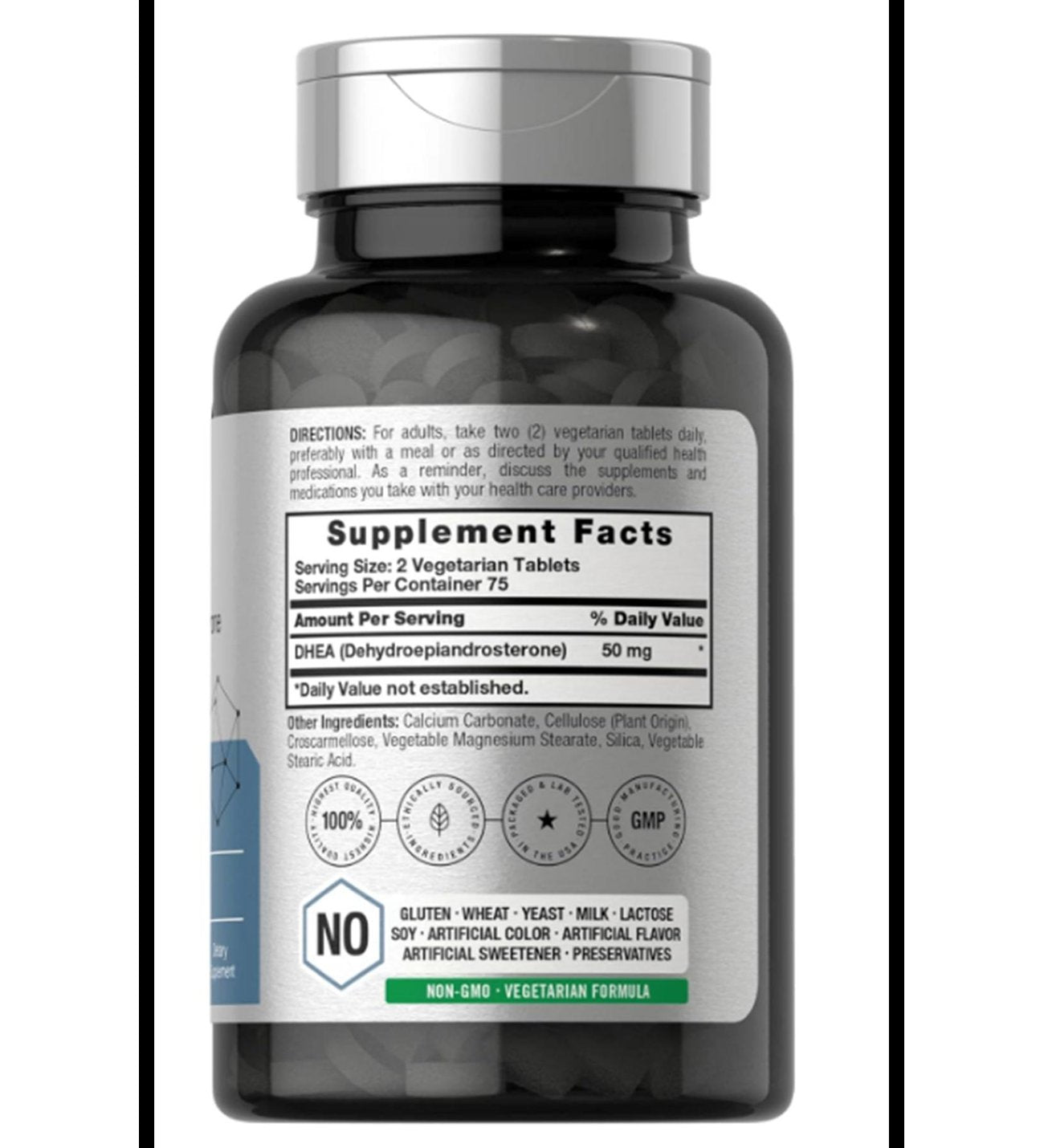 Horbaach DHEA 50mg per serving 150 Tablets - Görsel 3