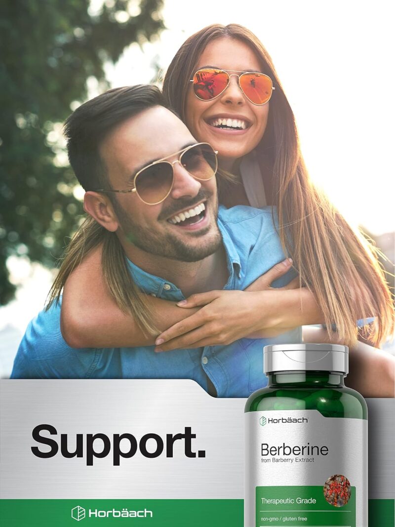 Horbaach Berberine HCL Barberry Extract 500mg 120 Caps - Görsel 3