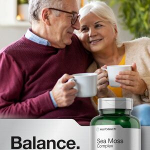 Horbäach Sea Moss Complex Complex Formula with Bladderwrack & Burdock Root 2250mg 120 Caps