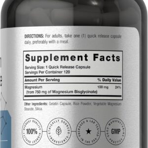 Horbäach Magnesium Bisglycinate 120 Caps