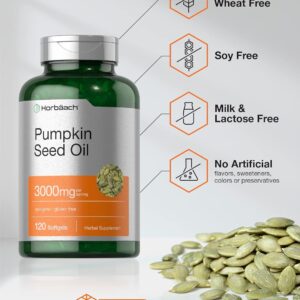Horbäach Pumpkin Seed Oil 3000mg 120 Softgel