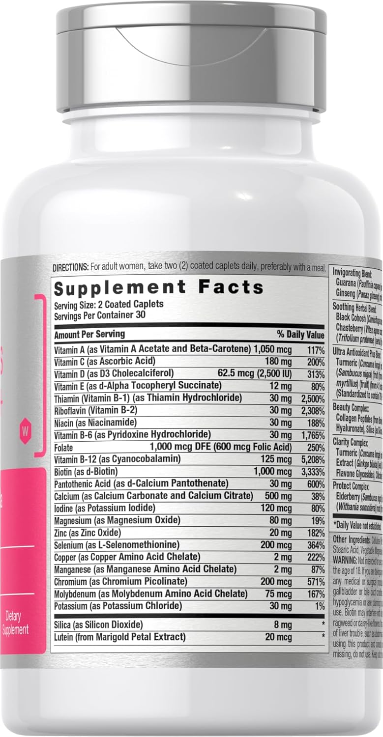 Horbäach Women's Multivitamin Advanced Vitamin Formul 50 Plus 60 Tablet - Görsel 4