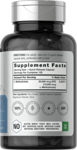 Horbaach L-Methylfolate MTHF 15000mcg 120 Caps - Görsel 2