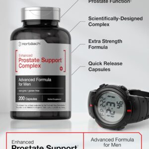 Horbaach Prostate Support for Men Saw Palmetto, Pygeum, Stinging Nettle 200 Cap
