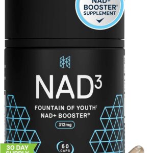 HPN NAD3 Clinical NAD+ Booster Cellular Health & Natural Energy 60 Caps