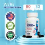 inGreens Liposomal Glutathione Phosphatidylcholine Glycine Resveratrol 2700 mg 60 Softgels