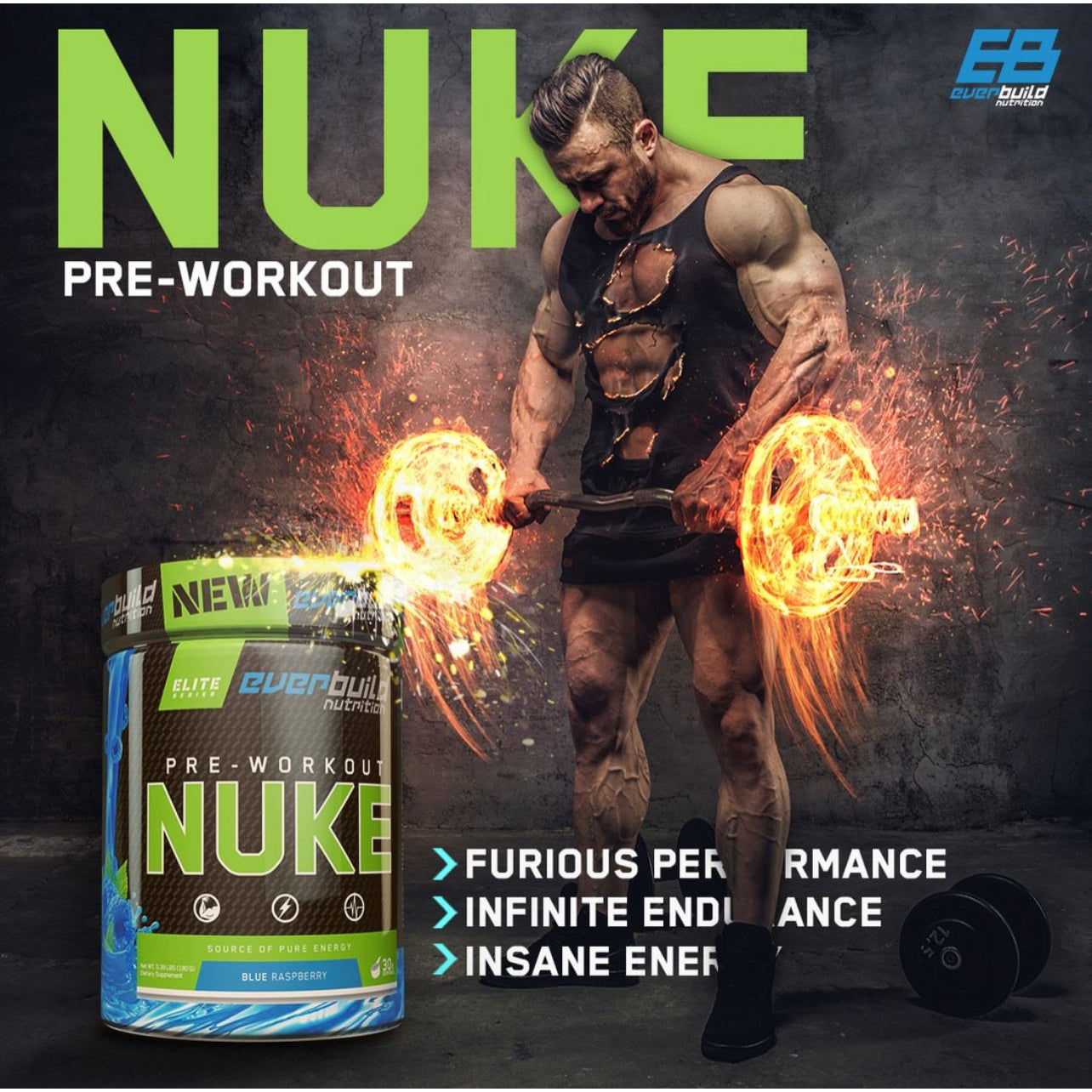 Everbuild Nuke Pump NOX  Pre-Workout