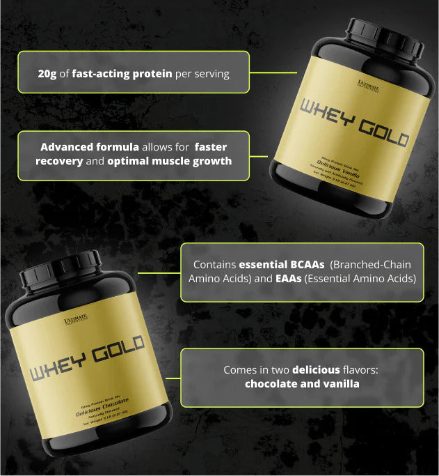 Ultimate Nutrition Whey Gold Protein 2,27 Kg - Görsel 3