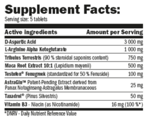 Amix AmixPro TestoF-200 Daa Aspartic Acid + Tribulus + Maca + Akg Arginine / 250 Tabs - Görsel 3